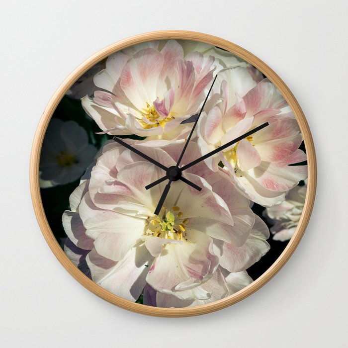 Fleur V Wall Clock