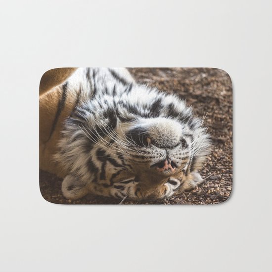 Tiger Portrait Bath Mat