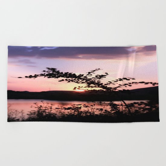 moon Beach Towel