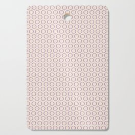 Inky Dots Minimalist Pattern in Cream and Light Lilac Lavender Purple Cutting Board