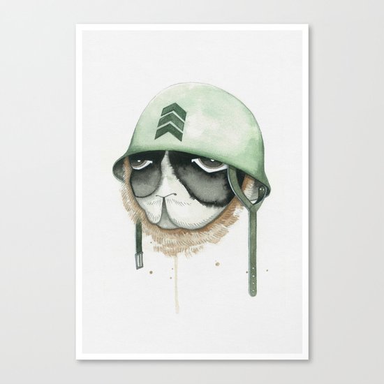 Soldier on Brave Spirit Canvas Print