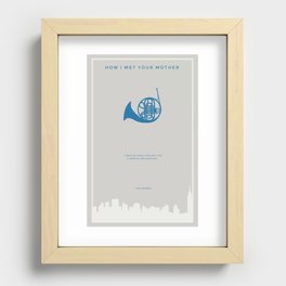 How I Met Your Mother - Blue French Horn Recessed Framed Print