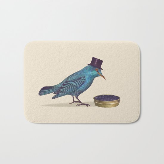 Gentlebirds Prefer Caviar Bath Mat