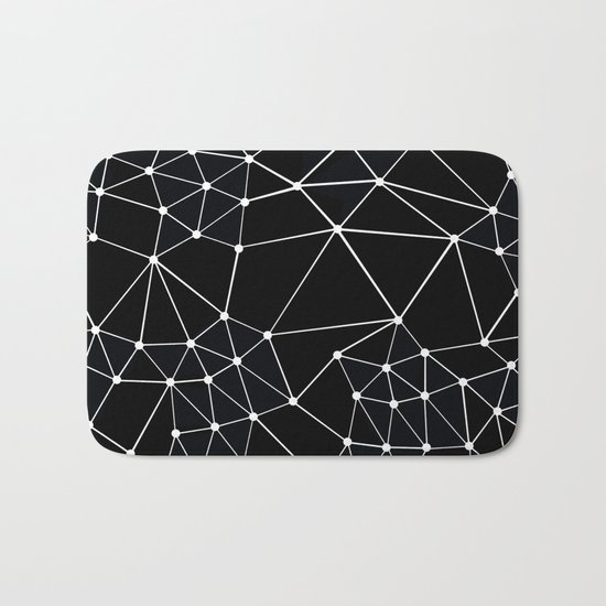 Seg Black Bath Mat