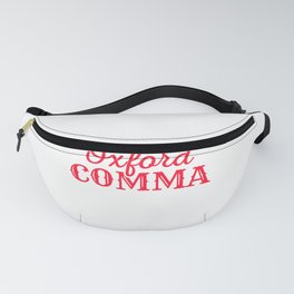 Oxford Comma English Teacher  Grammar Gift  Fanny Pack