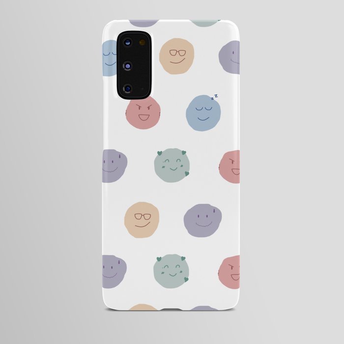 Cute Smiley Face Pattern Android Case