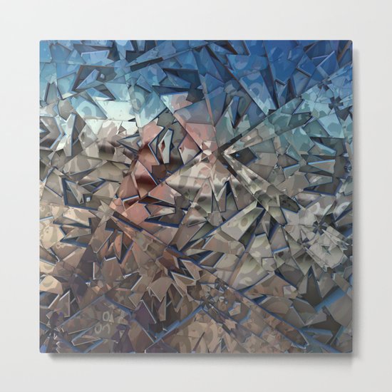 Shattered Metal Print