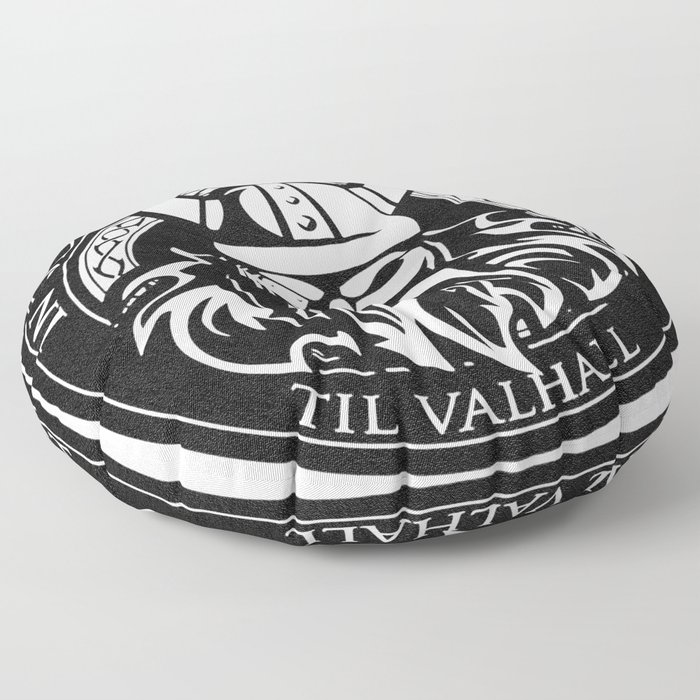 In Odin we trust - The king of Valhalla Floor Pillow