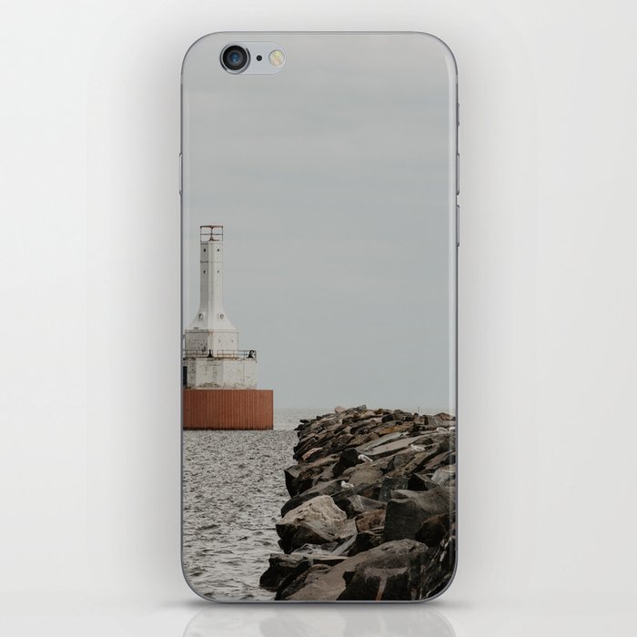 lighthouse on the coast	 iPhone Skin