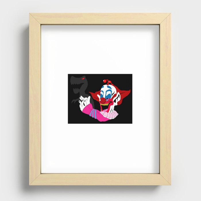 Killer Klowns From Outer Space Recessed Framed Print