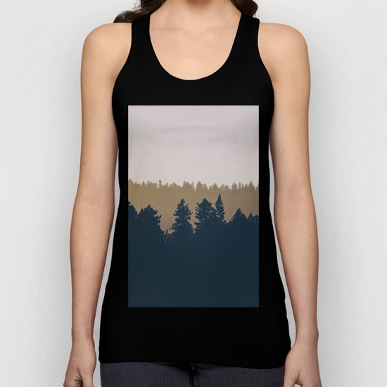 Woods Abstract Unisex Tank Top