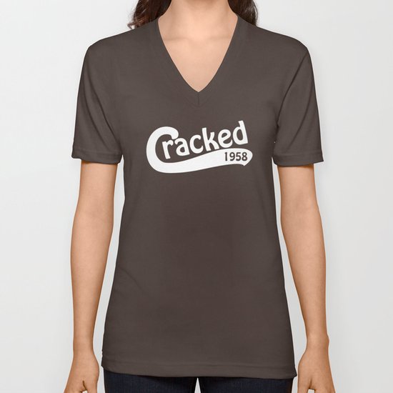 Cracked Retro Unisex V-Neck