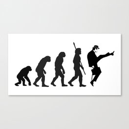 Evolution of Silly Walk Canvas Print