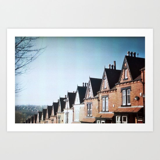 Terrace Houses Art Print