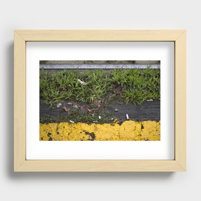 Between the lines Recessed Framed Print