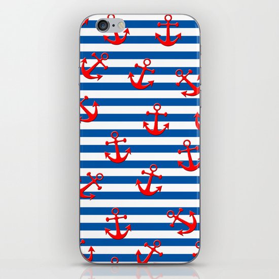Anchors Aweigh! iPhone & iPod Skin