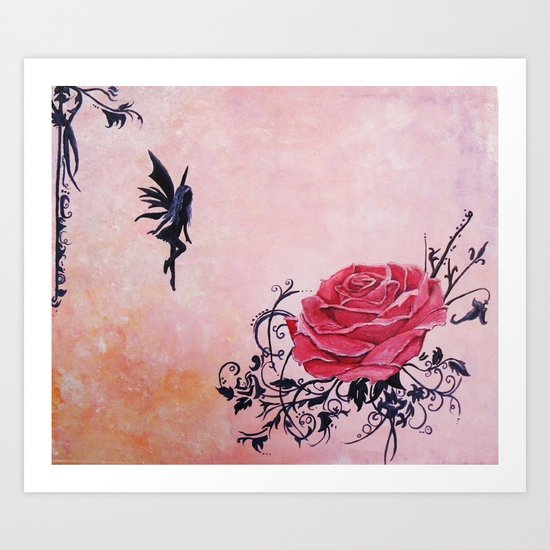 Tattoo Fairy Art Print