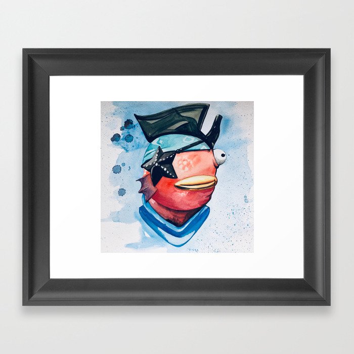 Fishstick Framed Art Print