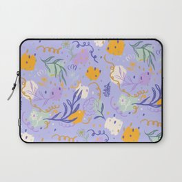 Abstract Garden Doodle (Very Peri) Laptop Sleeve