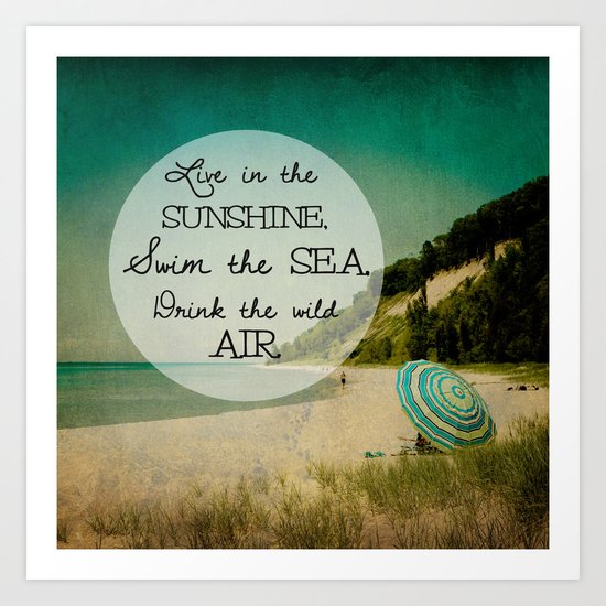 Swim the Sea Art Print