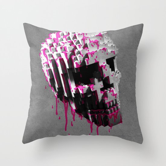 Cranium Throw Pillow