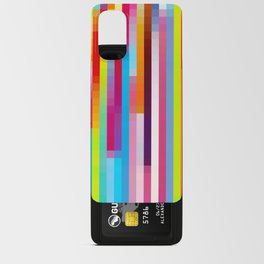Rainbow Pixel Pattern Android Card Case