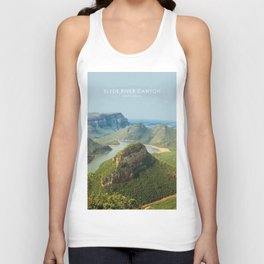 Blyde River Canyon, South Africa Travel Artwork Tank Top | Blyde, Paradise, Southafrica, Endoftheworld, Travel, Nature, Artwork, Southafrican, Worldsend, Aesthetic 
