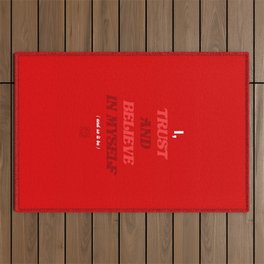 Root Chakra - I Trust And Believe In Myself  Outdoor Rug