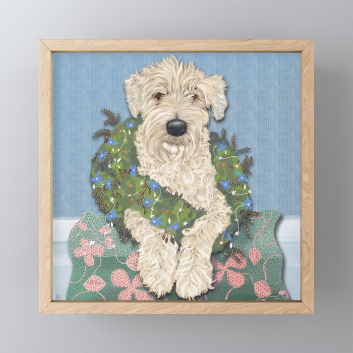 Wheaten Terrier Framed Mini Art Print
