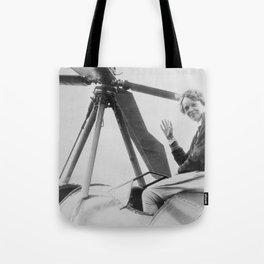 Amelia Earhart Tote Bag