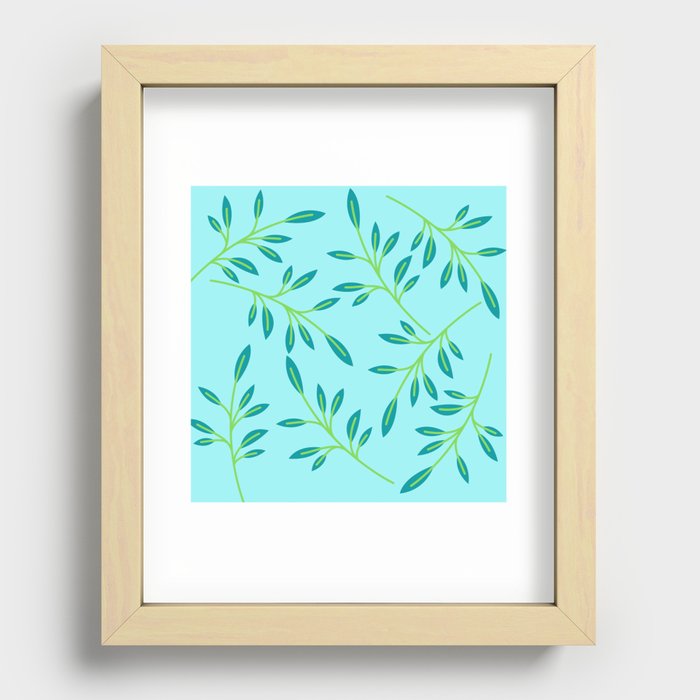 greenery Recessed Framed Print