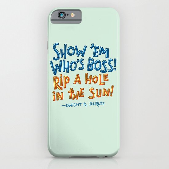 Dwight K. Schrute iPhone & iPod Case