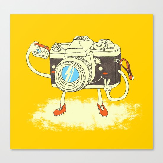 Self capture Canvas Print