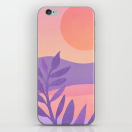 Oasis Sunset / Abstract Landscape iPhone Skin