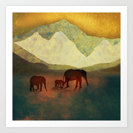 In Search of Water Art Print