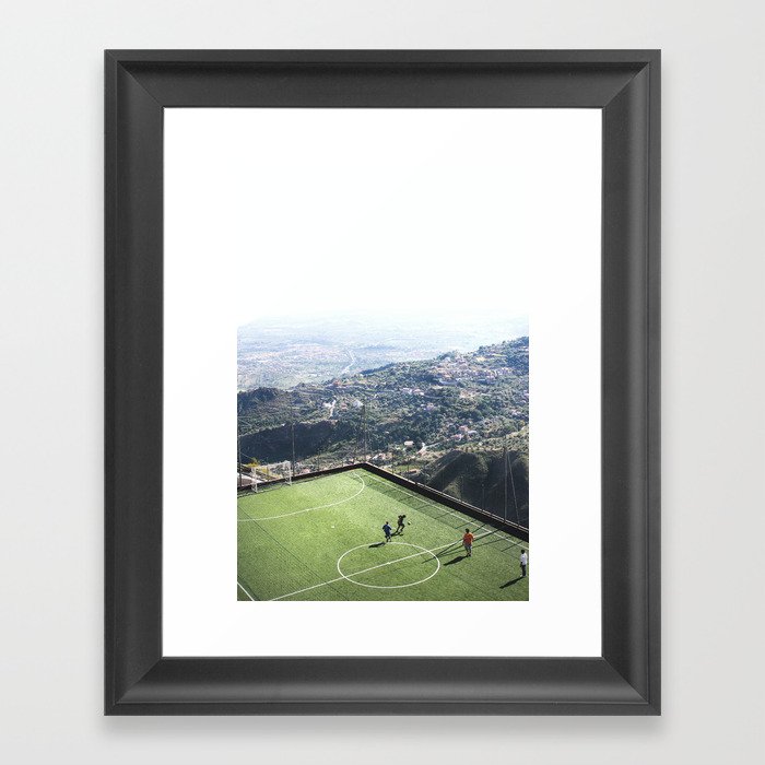 Soccer and Football 26 Framed Art Print