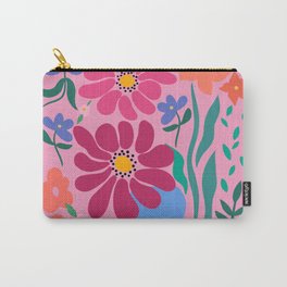 Flower Market Bogota Carry-All Pouch | Graphicdesign, Curated, Vibrantfloral, Flowermarketbogota, Typography, Flowermarket 