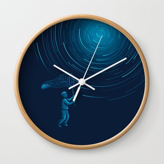 Catch a Star trail Wall Clock