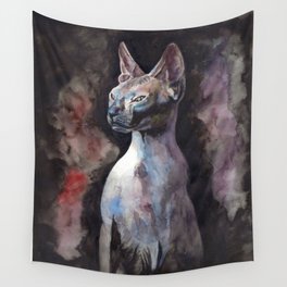 sphynx cat Wall Tapestry