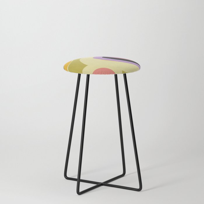 Abstract Line 35 Counter Stool