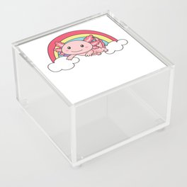 Rainbow Axolotl Cute Axolotl For Kids Acrylic Box