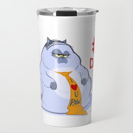 #1 Dad - Fat Cat Travel Mug