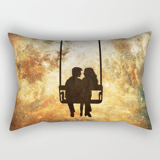 Love at the End of the Universe Rectangular Pillow
