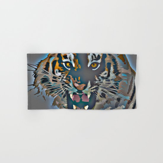 Tiger Hand & Bath Towel