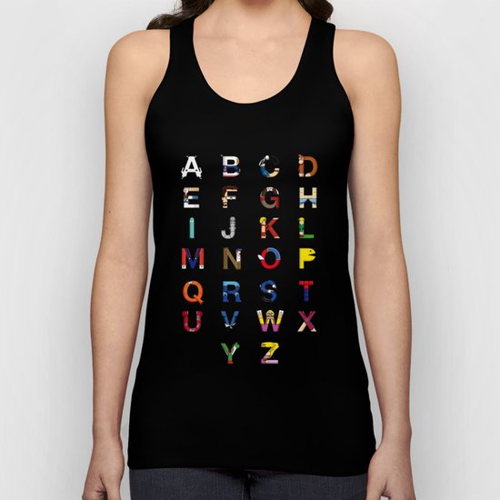 VGC alphabet Unisex Tank Top