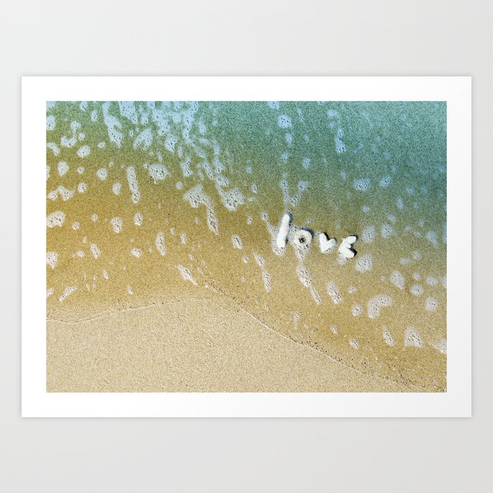Love the beach Maui Art Print