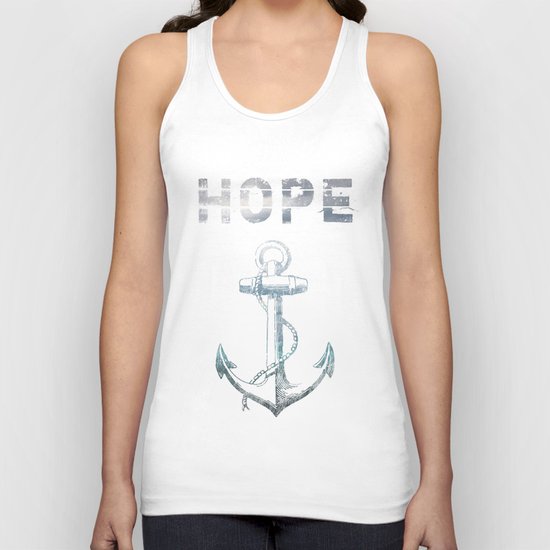 Hope Anchor Unisex Tank Top