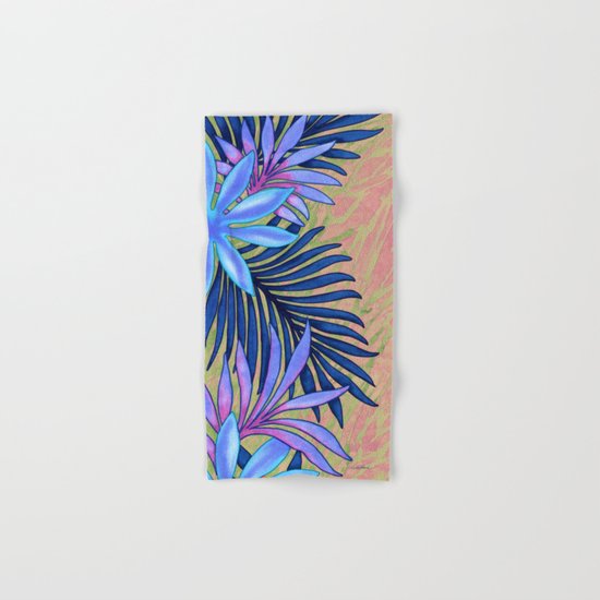 A Run Through the Jungle Blues Hand & Bath Towel