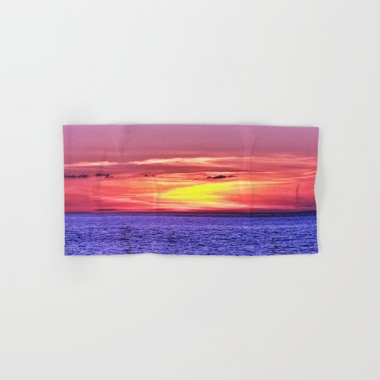 Saturated Sunset Delight Hand & Bath Towel