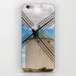 Spain Photography - Ancient Windmill On A Dry Field iPhone Skin